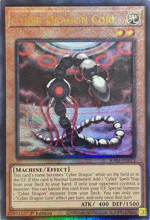 Cyber Dragon Core [RA04-EN013] Prismatic Ultimate Rare | Jomio and Rueliete's Cards and Comics