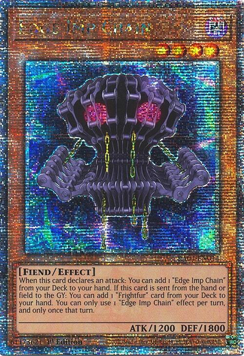 Edge Imp Chain [RA04-EN014] Quarter Century Secret Rare | Jomio and Rueliete's Cards and Comics