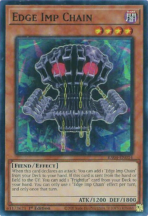 Edge Imp Chain [RA04-EN014] Super Rare | Jomio and Rueliete's Cards and Comics