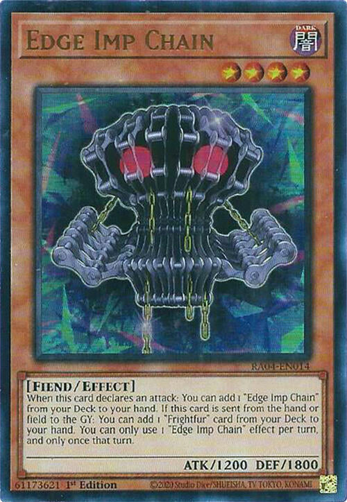 Edge Imp Chain [RA04-EN014] Ultra Rare | Jomio and Rueliete's Cards and Comics