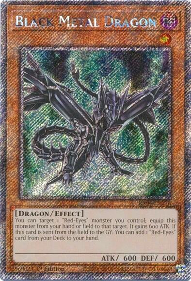 Black Metal Dragon [RA04-EN016] Platinum Secret Rare | Jomio and Rueliete's Cards and Comics