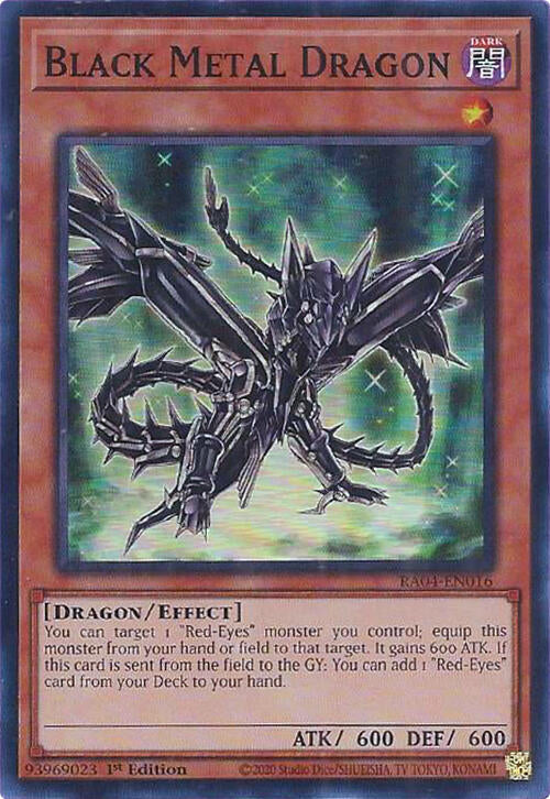 Black Metal Dragon [RA04-EN016] Super Rare | Jomio and Rueliete's Cards and Comics