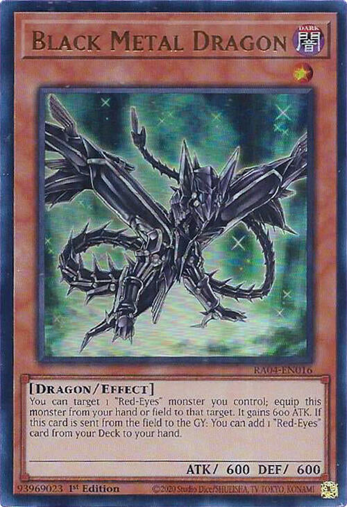 Black Metal Dragon [RA04-EN016] Ultra Rare | Jomio and Rueliete's Cards and Comics