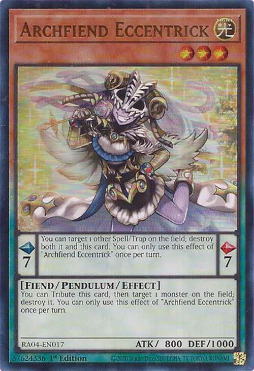 Archfiend Eccentrick [RA04-EN017] Ultra Rare | Jomio and Rueliete's Cards and Comics