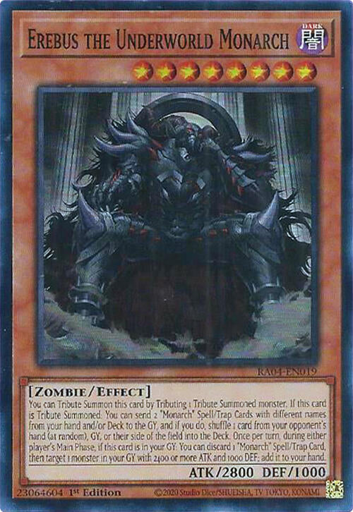 Erebus the Underworld Monarch [RA04-EN019] Super Rare | Jomio and Rueliete's Cards and Comics