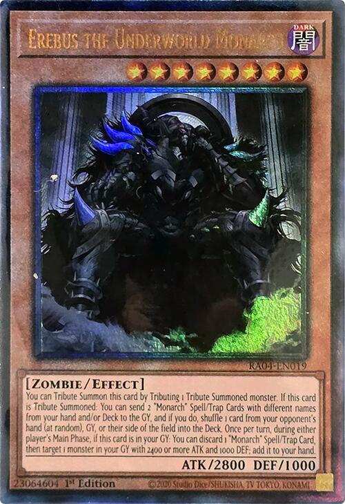 Erebus the Underworld Monarch [RA04-EN019] Prismatic Ultimate Rare | Jomio and Rueliete's Cards and Comics