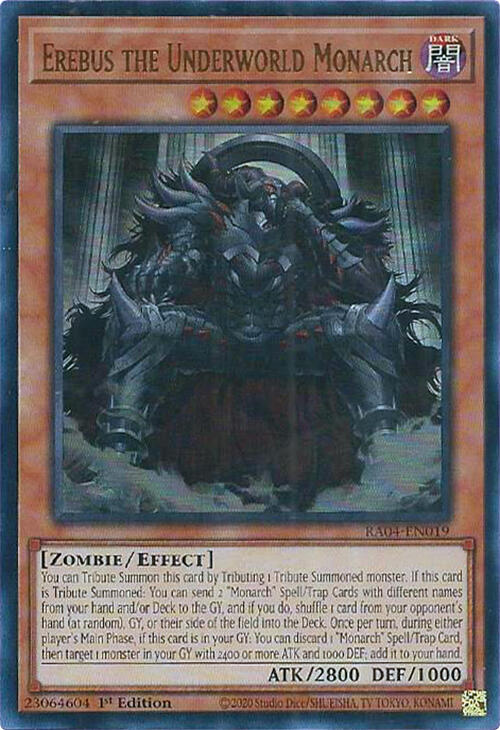 Erebus the Underworld Monarch [RA04-EN019] Ultra Rare | Jomio and Rueliete's Cards and Comics
