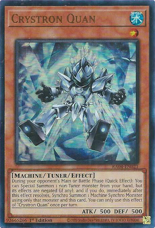 Crystron Quan [RA04-EN021] Ultra Rare | Jomio and Rueliete's Cards and Comics