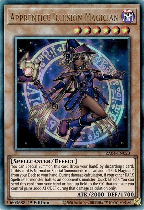 Apprentice Illusion Magician [RA04-EN023] Prismatic Ultimate Rare | Jomio and Rueliete's Cards and Comics