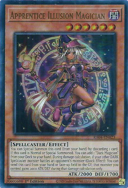 Apprentice Illusion Magician [RA04-EN023] Ultra Rare | Jomio and Rueliete's Cards and Comics
