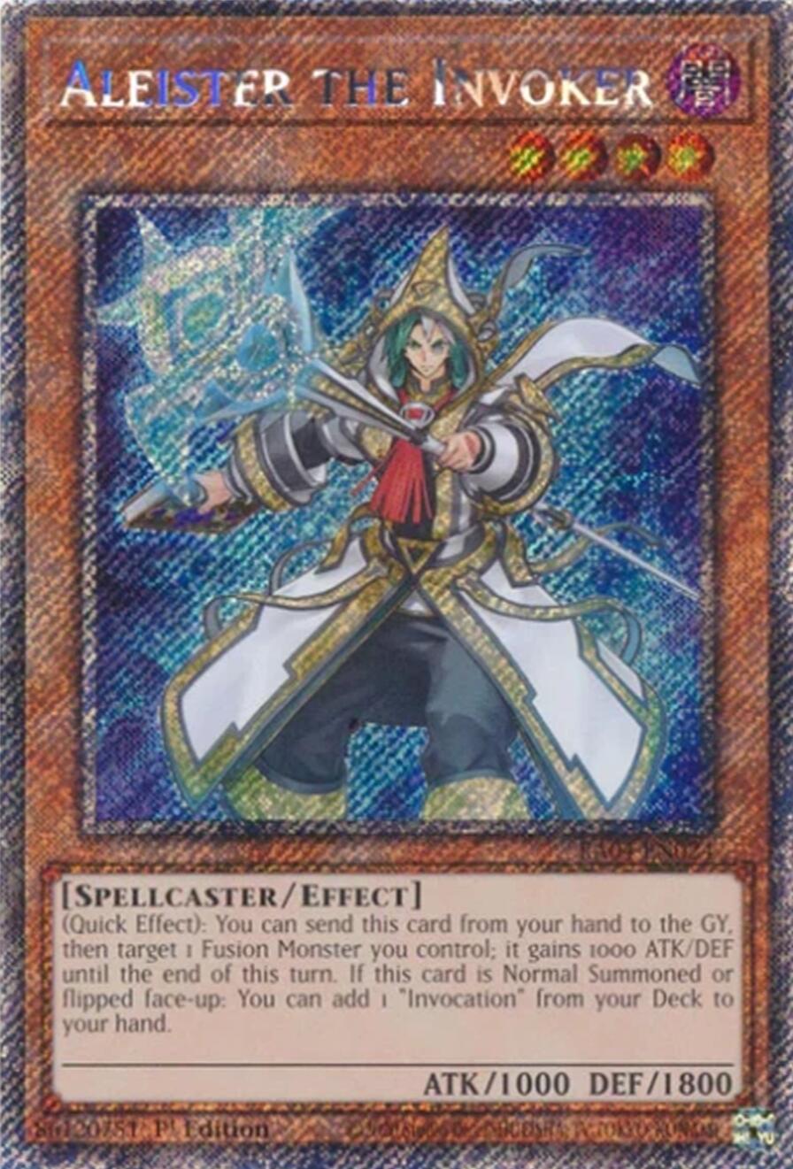 Aleister the Invoker (Alternate Art) [RA04-EN024] Platinum Secret Rare | Jomio and Rueliete's Cards and Comics