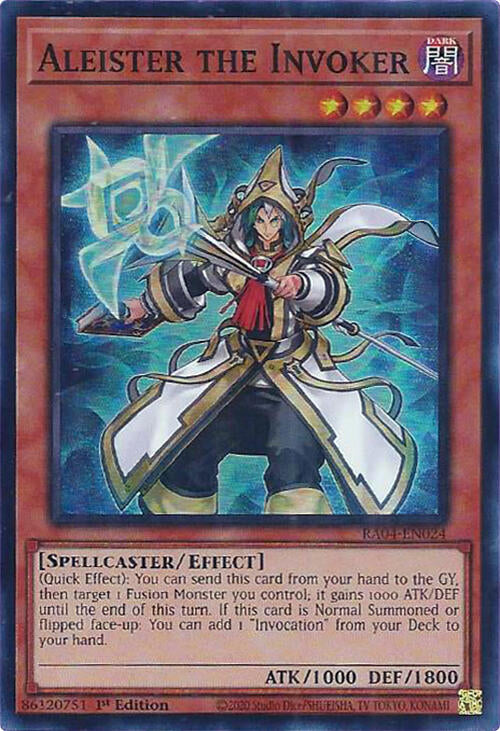 Aleister the Invoker (Alternate Art) [RA04-EN024] Super Rare | Jomio and Rueliete's Cards and Comics