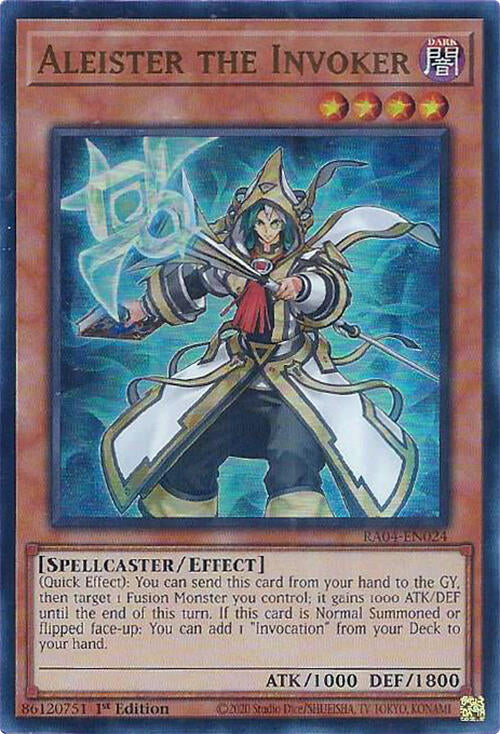 Aleister the Invoker (Alternate Art) [RA04-EN024] Ultra Rare | Jomio and Rueliete's Cards and Comics