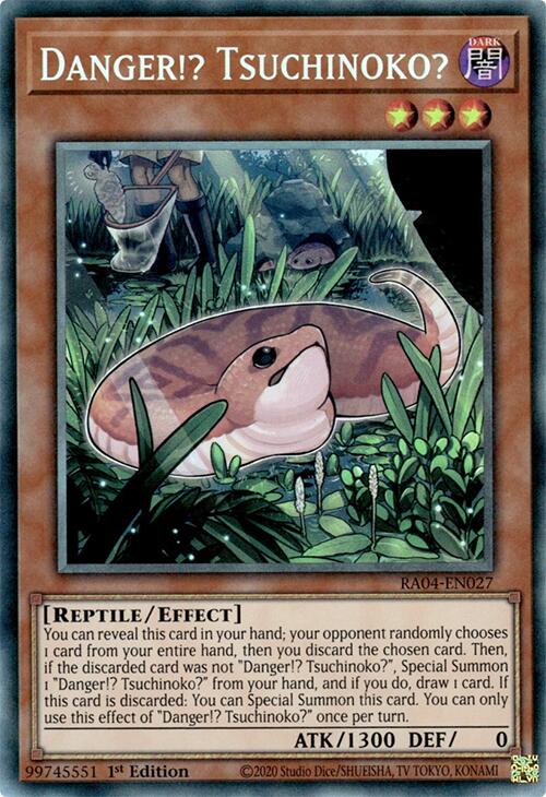 Danger!? Tsuchinoko? [RA04-EN027] Prismatic Collector's Rare | Jomio and Rueliete's Cards and Comics