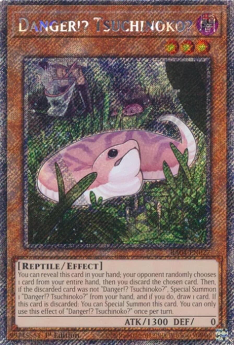 Danger!? Tsuchinoko? [RA04-EN027] Platinum Secret Rare | Jomio and Rueliete's Cards and Comics
