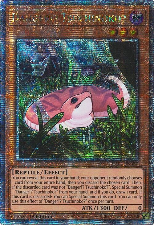Danger!? Tsuchinoko? [RA04-EN027] Quarter Century Secret Rare | Jomio and Rueliete's Cards and Comics