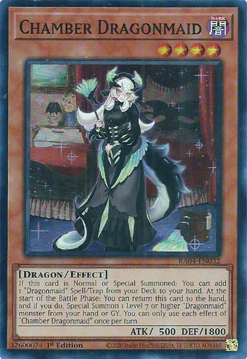 Chamber Dragonmaid [RA04-EN032] Super Rare | Jomio and Rueliete's Cards and Comics