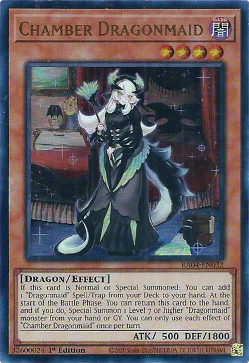 Chamber Dragonmaid [RA04-EN032] Ultra Rare | Jomio and Rueliete's Cards and Comics