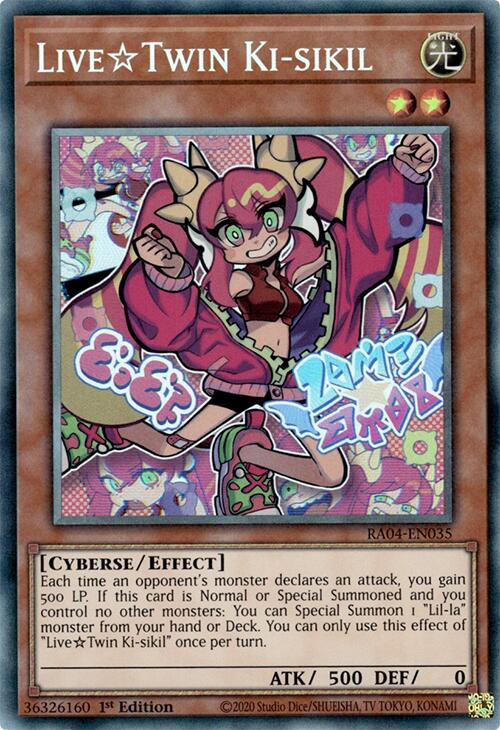 LiveTwin Ki-sikil [RA04-EN035] Prismatic Collector's Rare | Jomio and Rueliete's Cards and Comics