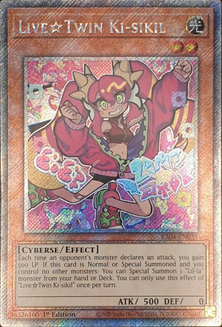 LiveTwin Ki-sikil [RA04-EN035] Platinum Secret Rare | Jomio and Rueliete's Cards and Comics