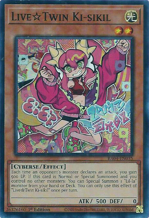 LiveTwin Ki-sikil [RA04-EN035] Super Rare | Jomio and Rueliete's Cards and Comics