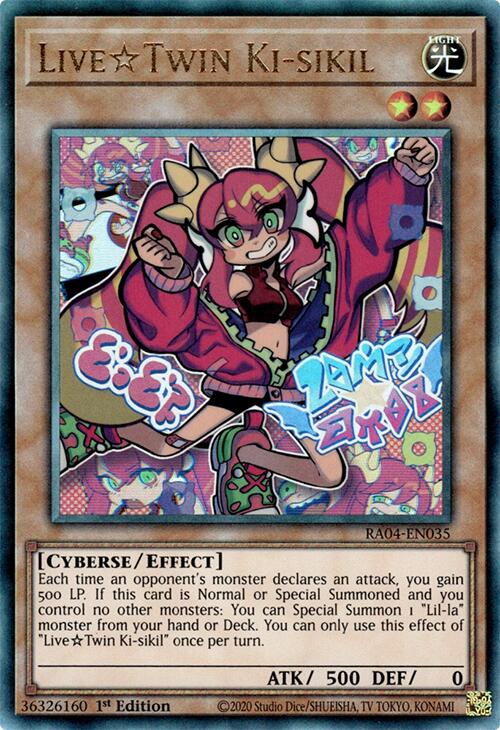 LiveTwin Ki-sikil [RA04-EN035] Prismatic Ultimate Rare | Jomio and Rueliete's Cards and Comics