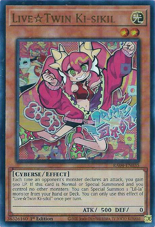 LiveTwin Ki-sikil [RA04-EN035] Ultra Rare | Jomio and Rueliete's Cards and Comics