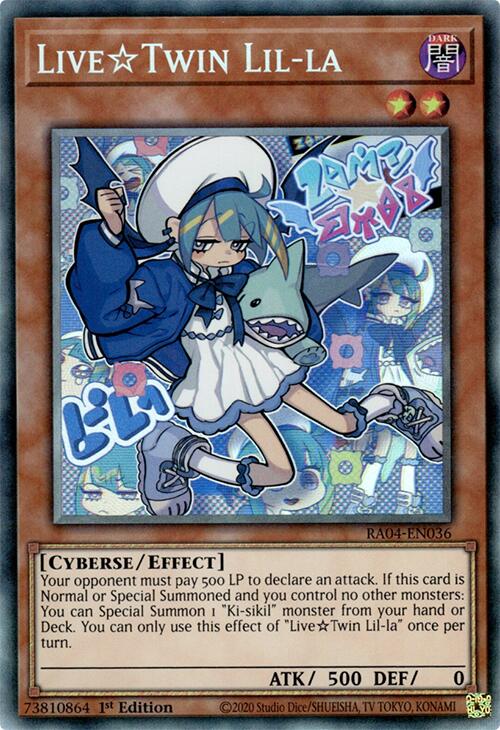 LiveTwin Lil-la [RA04-EN036] Prismatic Collector's Rare | Jomio and Rueliete's Cards and Comics