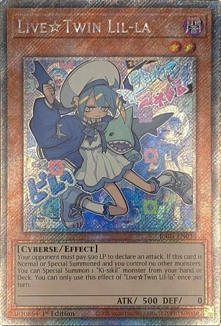 LiveTwin Lil-la [RA04-EN036] Platinum Secret Rare | Jomio and Rueliete's Cards and Comics