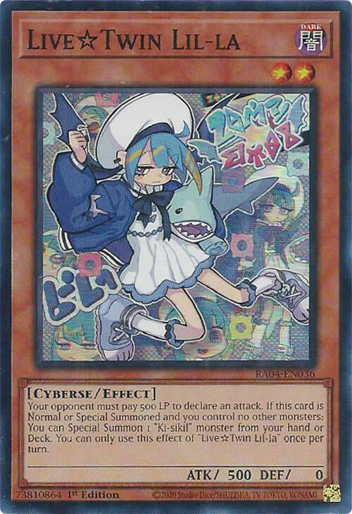 LiveTwin Lil-la [RA04-EN036] Super Rare | Jomio and Rueliete's Cards and Comics