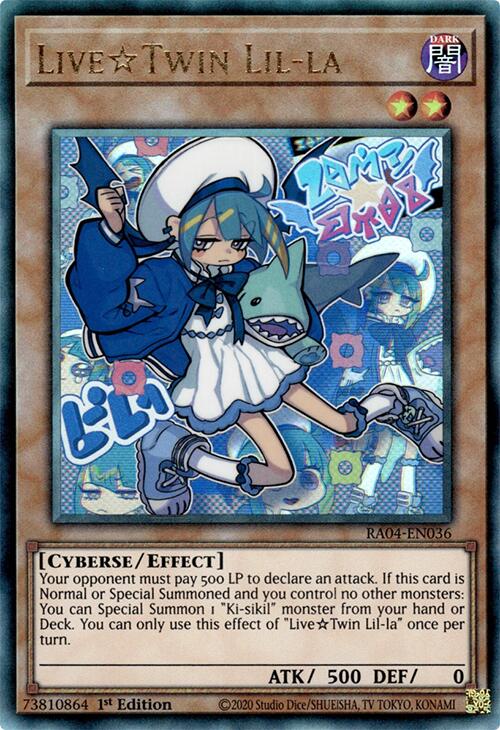 LiveTwin Lil-la [RA04-EN036] Prismatic Ultimate Rare | Jomio and Rueliete's Cards and Comics