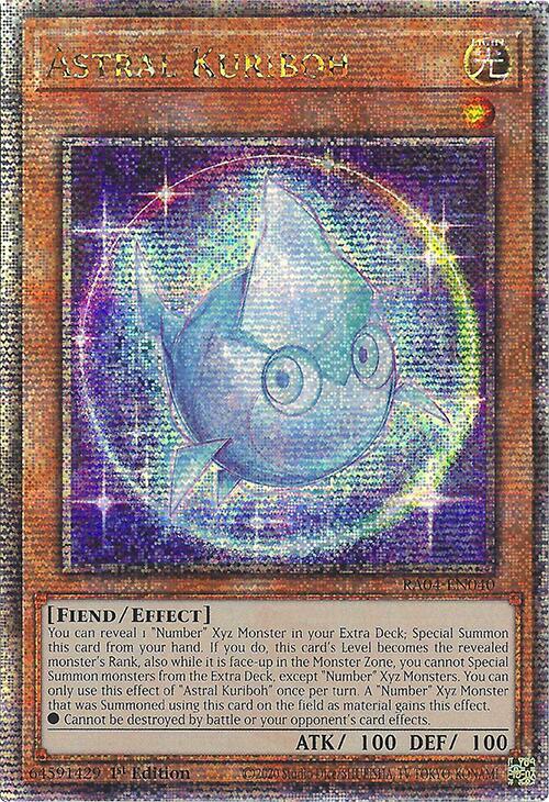 Astral Kuriboh [RA04-EN040] Quarter Century Secret Rare | Jomio and Rueliete's Cards and Comics