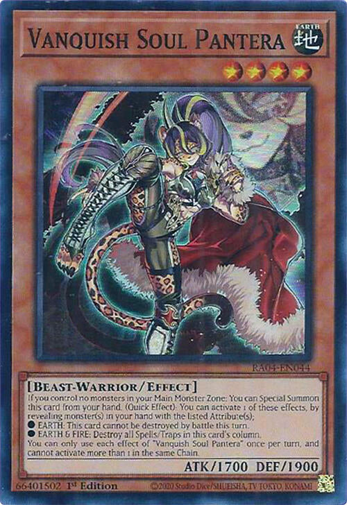 Vanquish Soul Pantera [RA04-EN044] Super Rare | Jomio and Rueliete's Cards and Comics