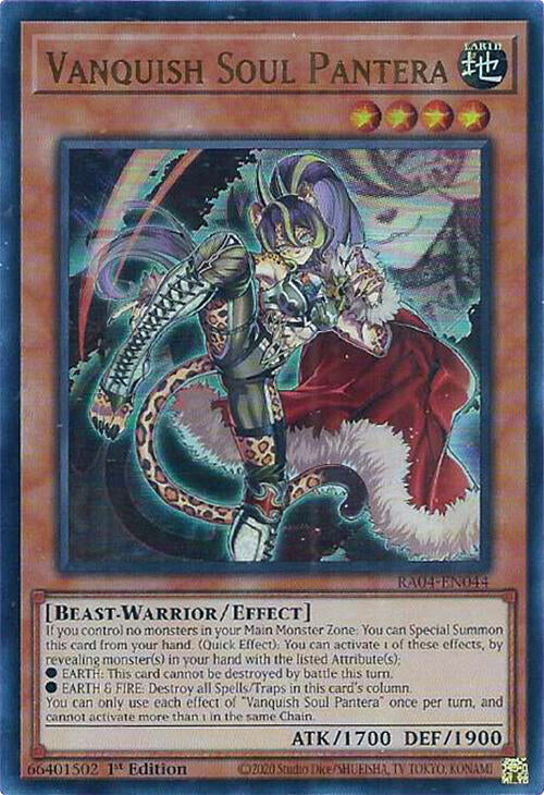 Vanquish Soul Pantera [RA04-EN044] Ultra Rare | Jomio and Rueliete's Cards and Comics