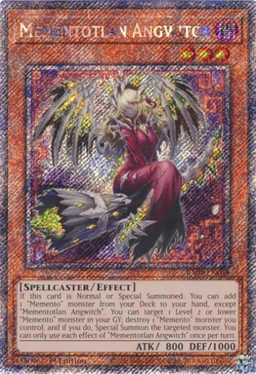 Mementotlan Angwitch [RA04-EN048] Platinum Secret Rare | Jomio and Rueliete's Cards and Comics