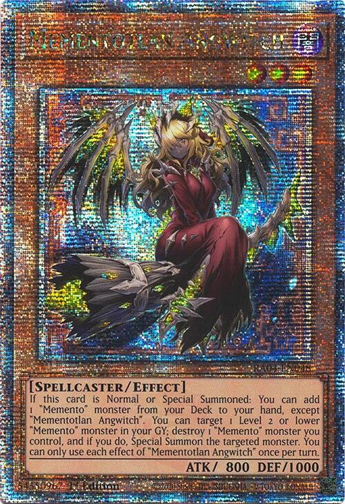 Mementotlan Angwitch [RA04-EN048] Quarter Century Secret Rare | Jomio and Rueliete's Cards and Comics