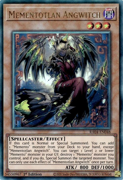 Mementotlan Angwitch [RA04-EN048] Prismatic Ultimate Rare | Jomio and Rueliete's Cards and Comics