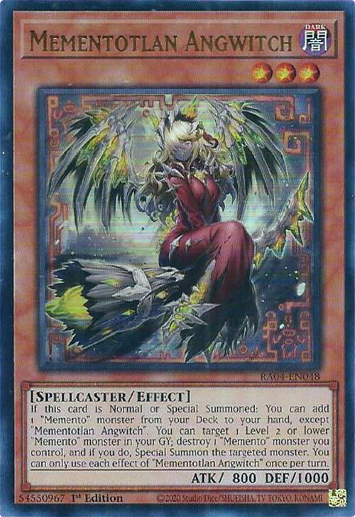 Mementotlan Angwitch [RA04-EN048] Ultra Rare | Jomio and Rueliete's Cards and Comics