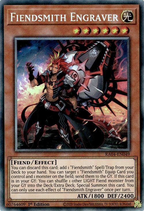 Fiendsmith Engraver [RA04-EN049] Prismatic Collector's Rare | Jomio and Rueliete's Cards and Comics