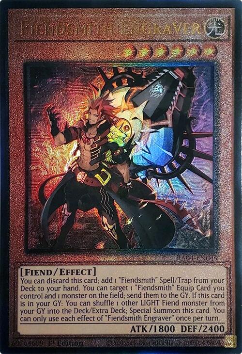 Fiendsmith Engraver [RA04-EN049] Prismatic Ultimate Rare | Jomio and Rueliete's Cards and Comics