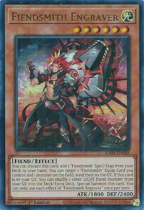 Fiendsmith Engraver [RA04-EN049] Ultra Rare | Jomio and Rueliete's Cards and Comics