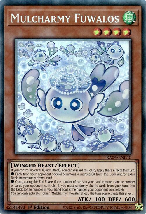 Mulcharmy Fuwalos [RA04-EN050] Prismatic Collector's Rare | Jomio and Rueliete's Cards and Comics