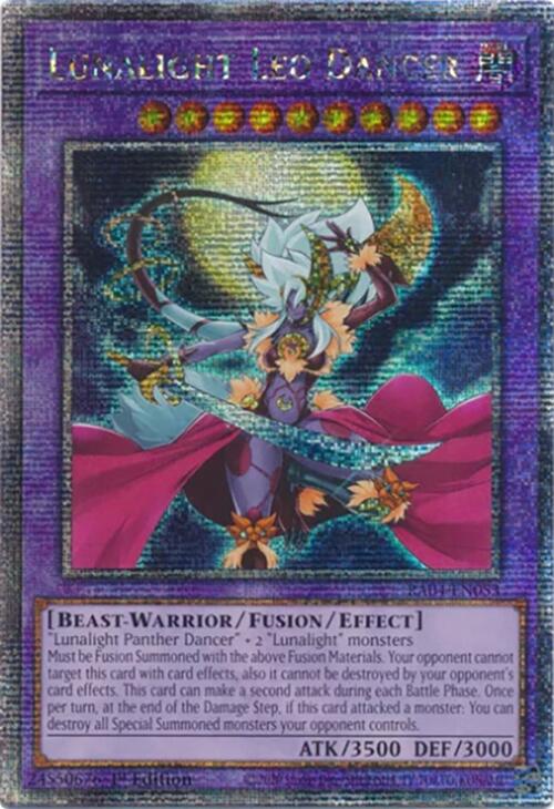 Lunalight Leo Dancer [RA04-EN053] Quarter Century Secret Rare | Jomio and Rueliete's Cards and Comics