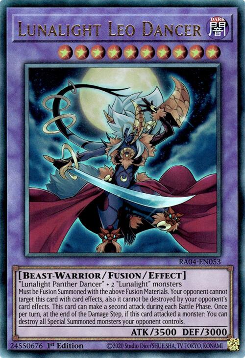 Lunalight Leo Dancer [RA04-EN053] Prismatic Ultimate Rare | Jomio and Rueliete's Cards and Comics