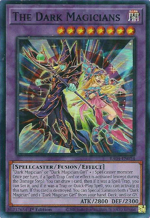 The Dark Magicians [RA04-EN054] Super Rare | Jomio and Rueliete's Cards and Comics