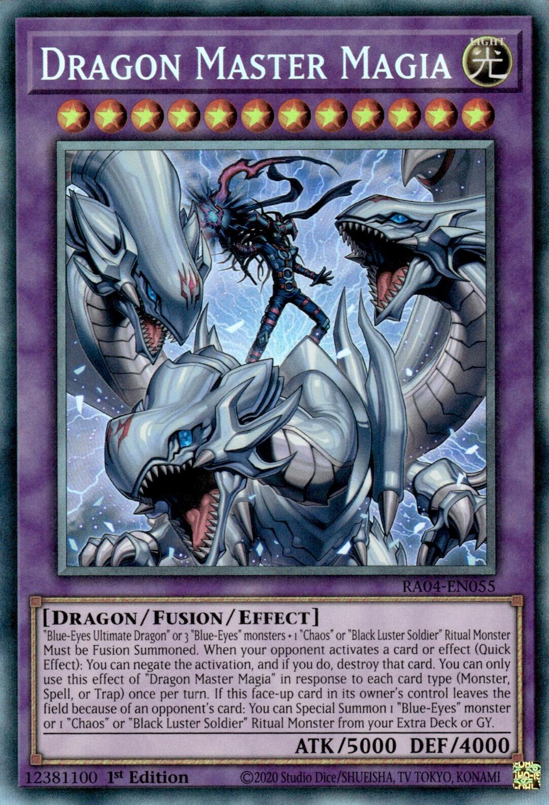 Dragon Master Magia [RA04-EN055] Prismatic Collector's Rare | Jomio and Rueliete's Cards and Comics