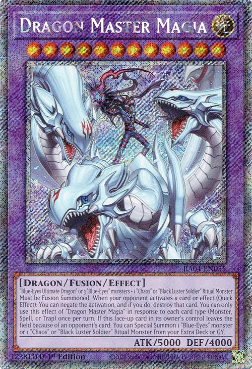 Dragon Master Magia [RA04-EN055] Platinum Secret Rare | Jomio and Rueliete's Cards and Comics
