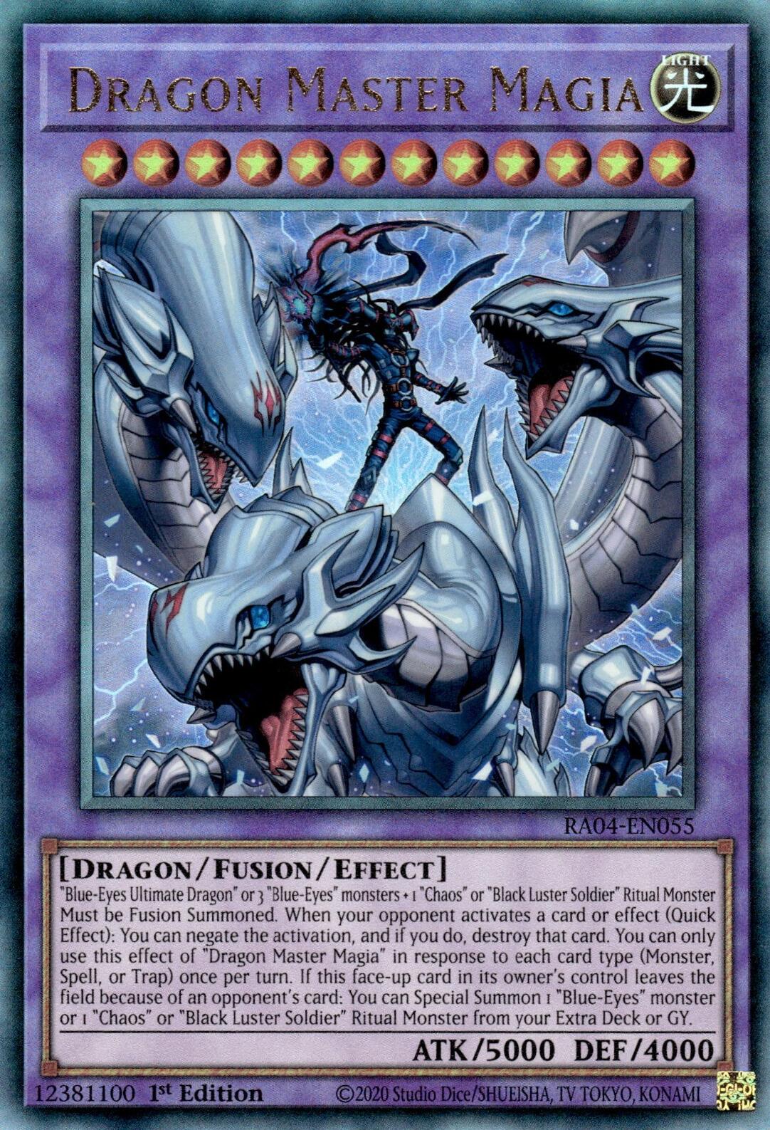 Dragon Master Magia [RA04-EN055] Prismatic Ultimate Rare | Jomio and Rueliete's Cards and Comics
