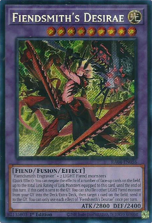 Fiendsmith's Desirae [RA04-EN056] Secret Rare | Jomio and Rueliete's Cards and Comics