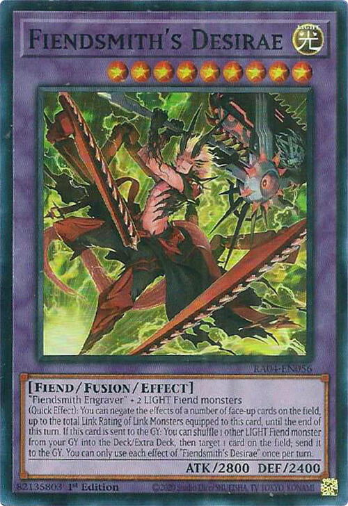 Fiendsmith's Desirae [RA04-EN056] Super Rare | Jomio and Rueliete's Cards and Comics